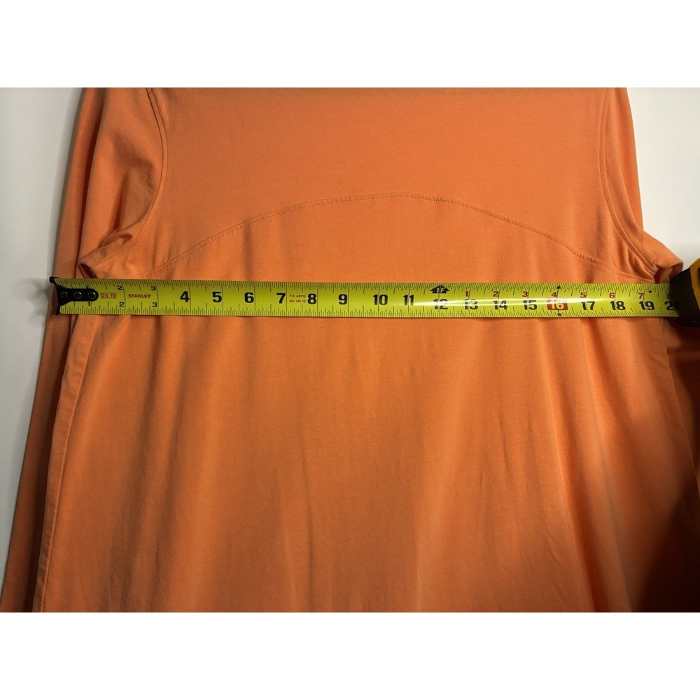 Coolibar Long Sleeve Shirt Size Medium Womens Orange Daybreak Spring Top UPF 50+ - Picture 6 of 7